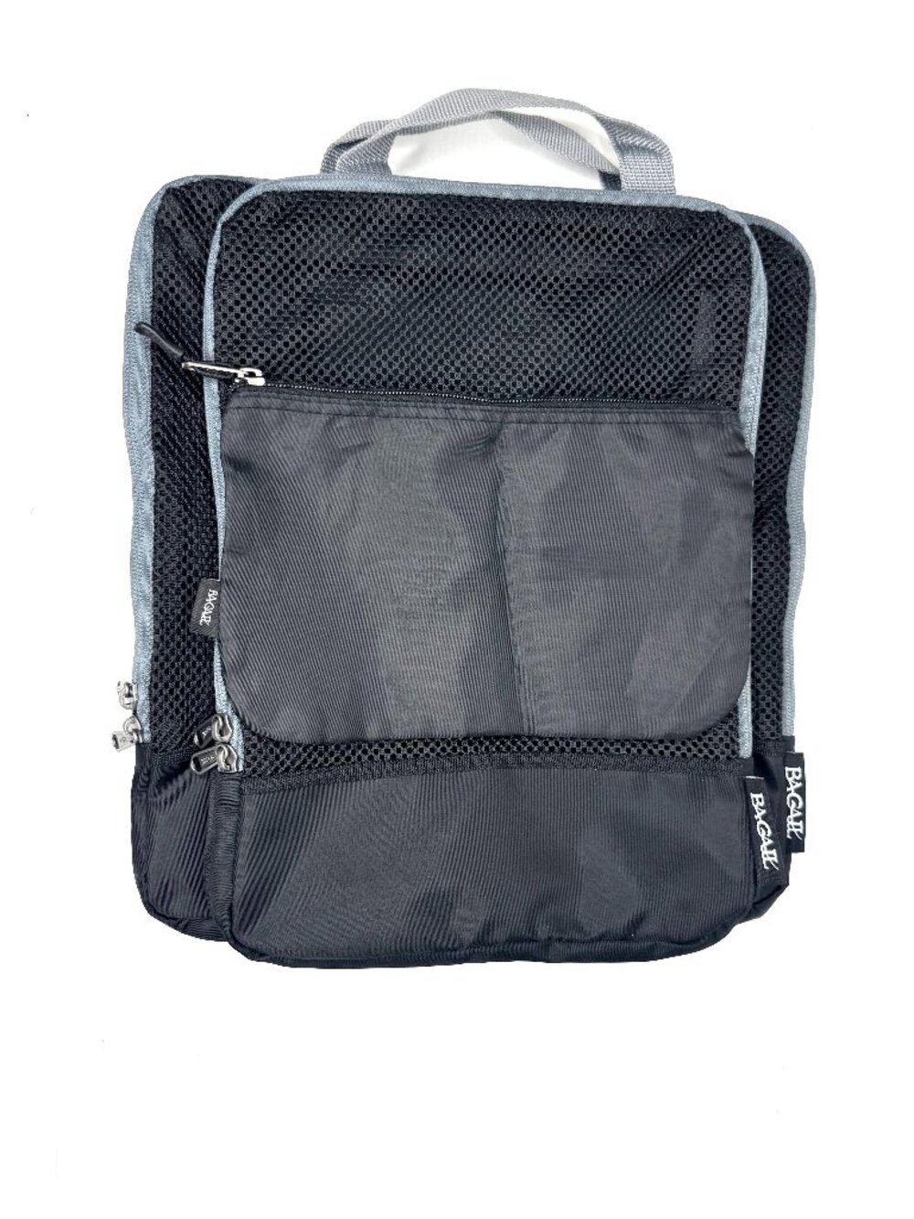 BAGAIL Set of 3 Zippered Top Handle Expandable Pouch Packing Cube Travel Bag